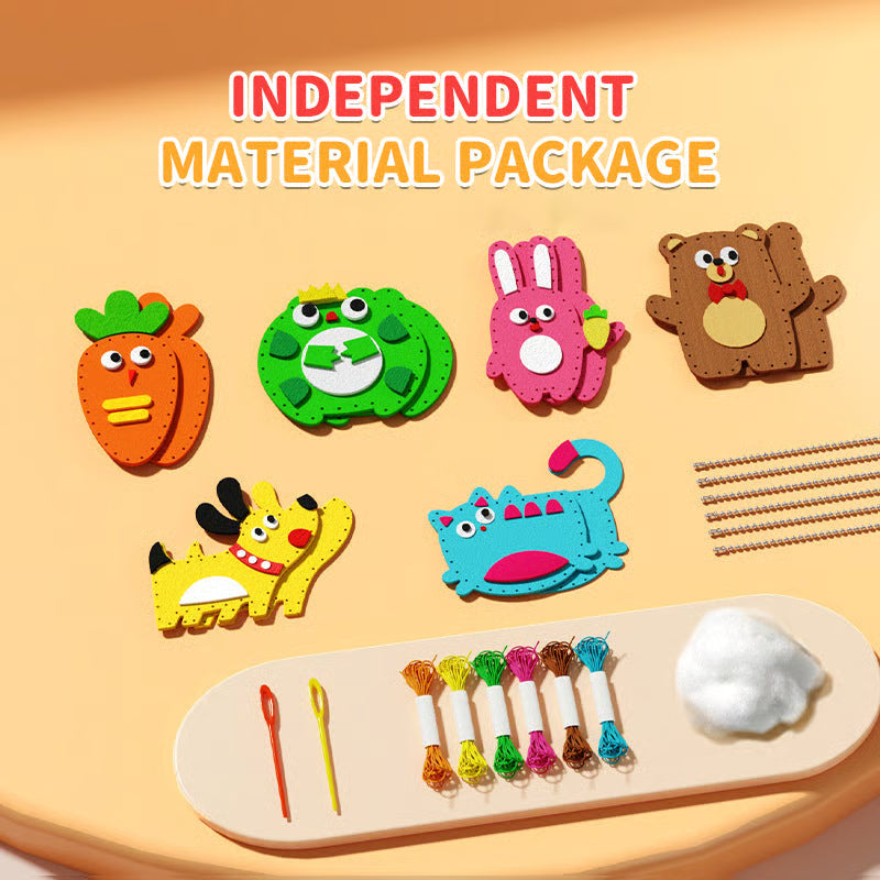 DIY Felt Animal Sewing Kit for Kids