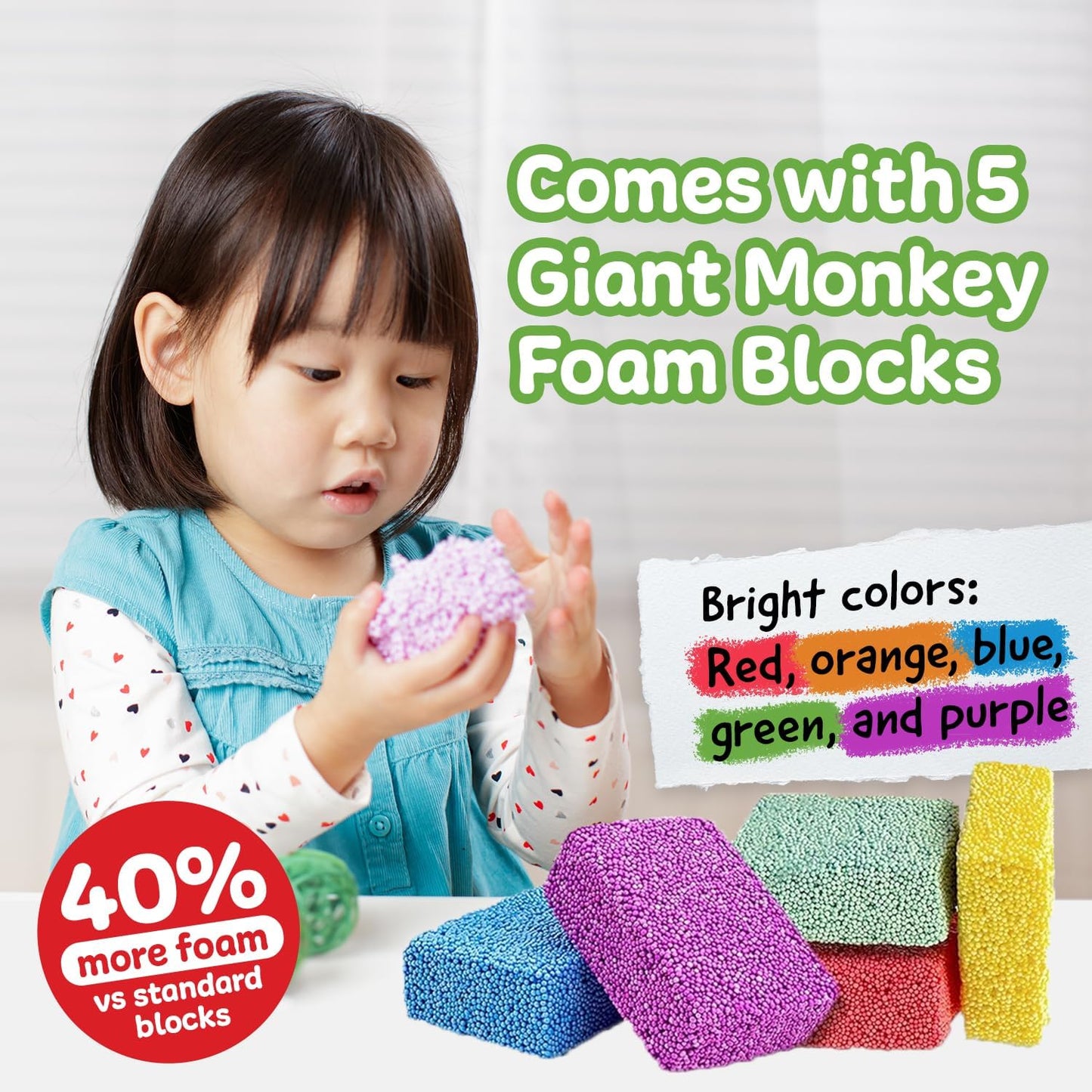 Sensory Monkey Foam Giant Blocks