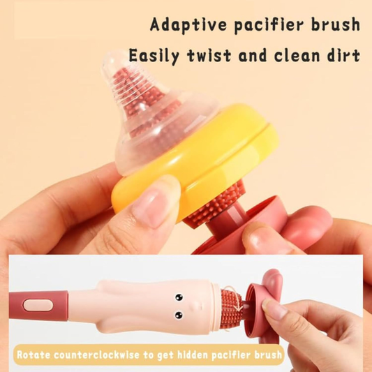 Portable Multifunctional Baby Bottle Brush