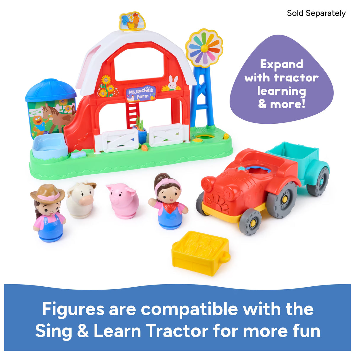 Interactive Learning Farm Playset with Songs & Animal Figures