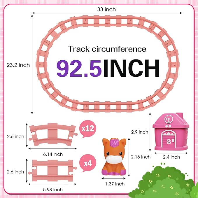 Farm Animal Train Set