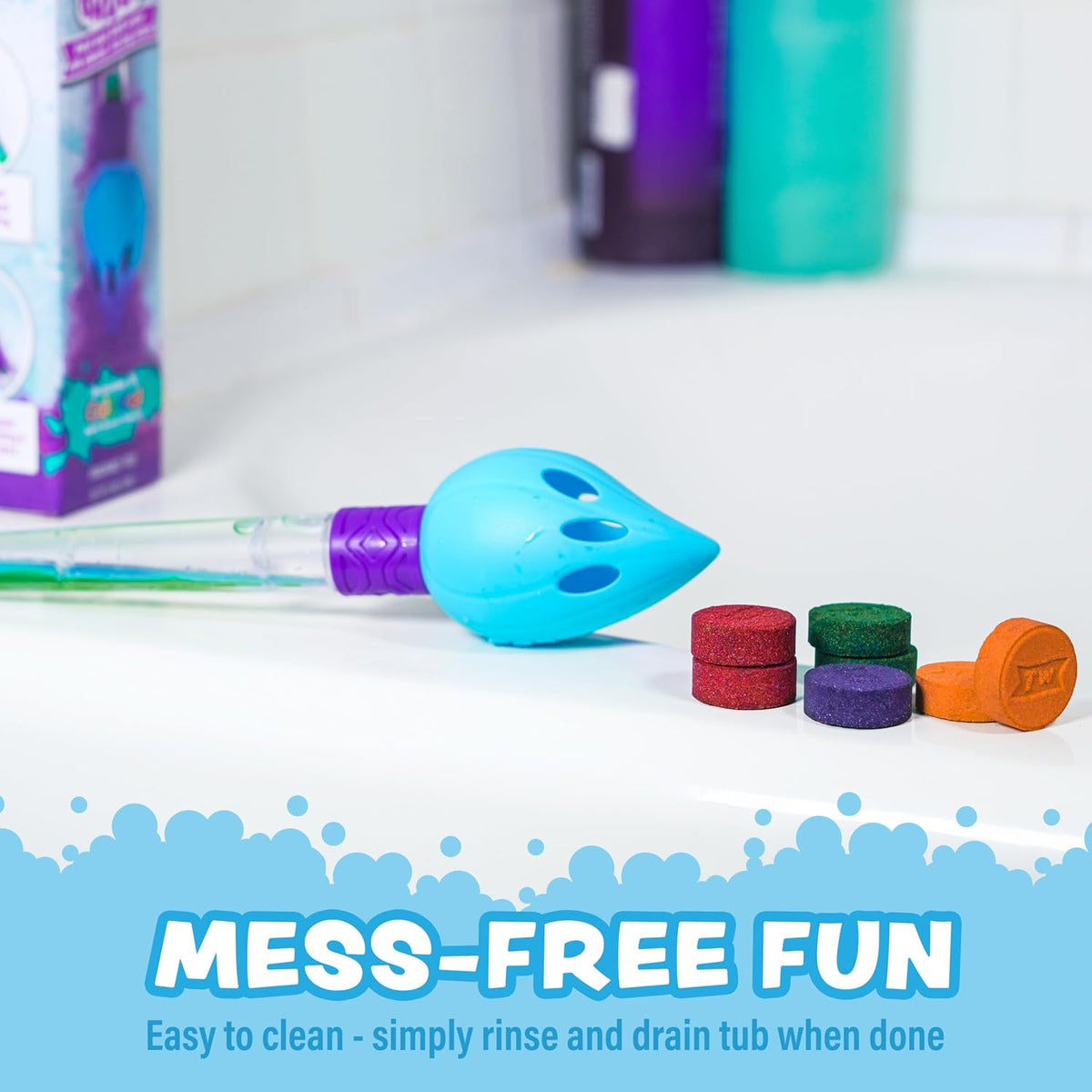 Kids Bath Color Paint Brush Set