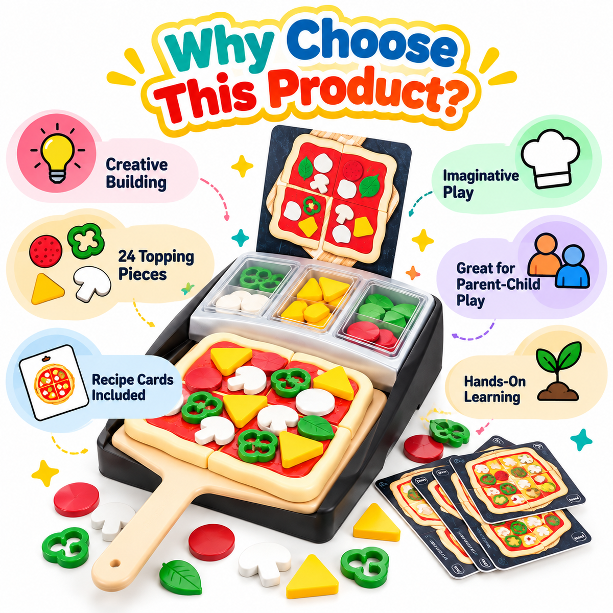 Little Pizza Chef Topping Station