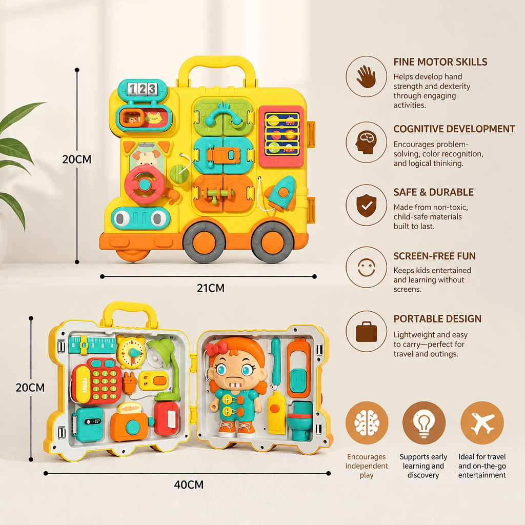Bus Busy Board Toy