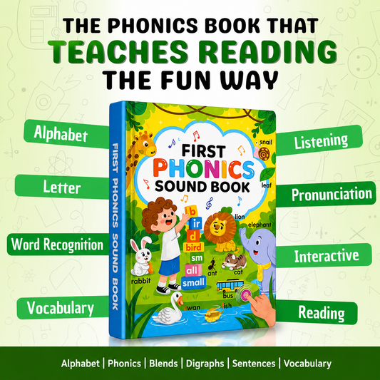 ABC Alphabet & Talking First Phonics Learning Book