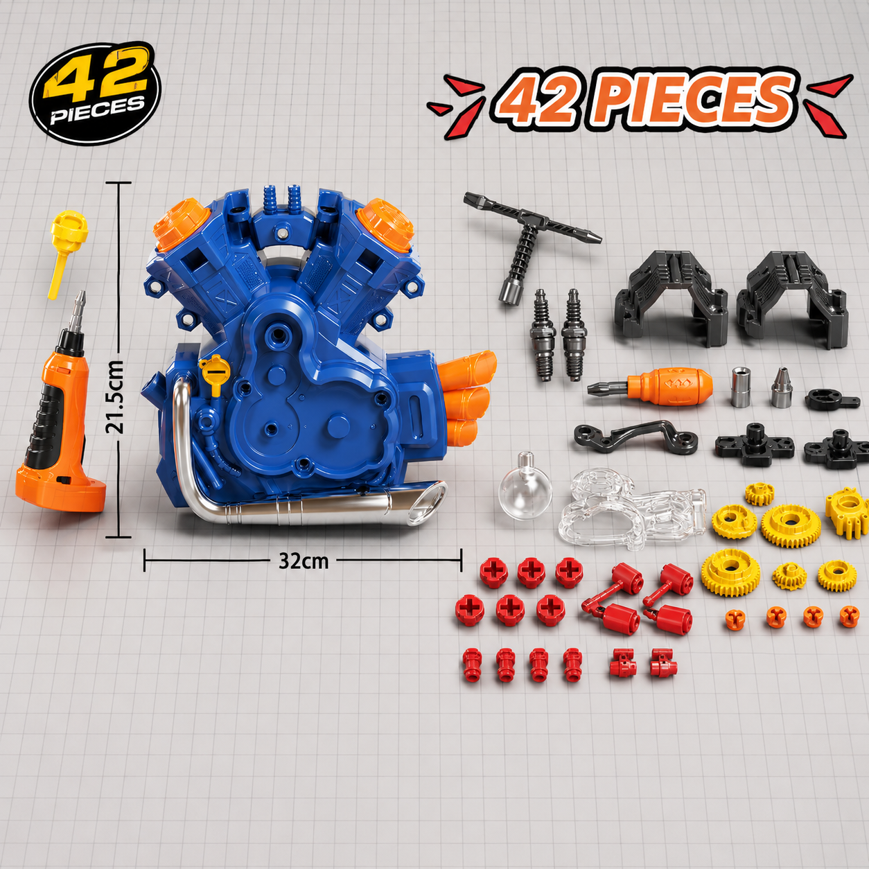 DIY Engine Building Kit for Kids