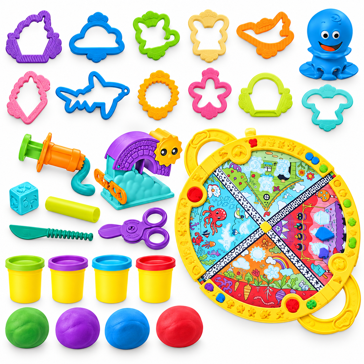 Fold & Go Creative Dough Playmat Set