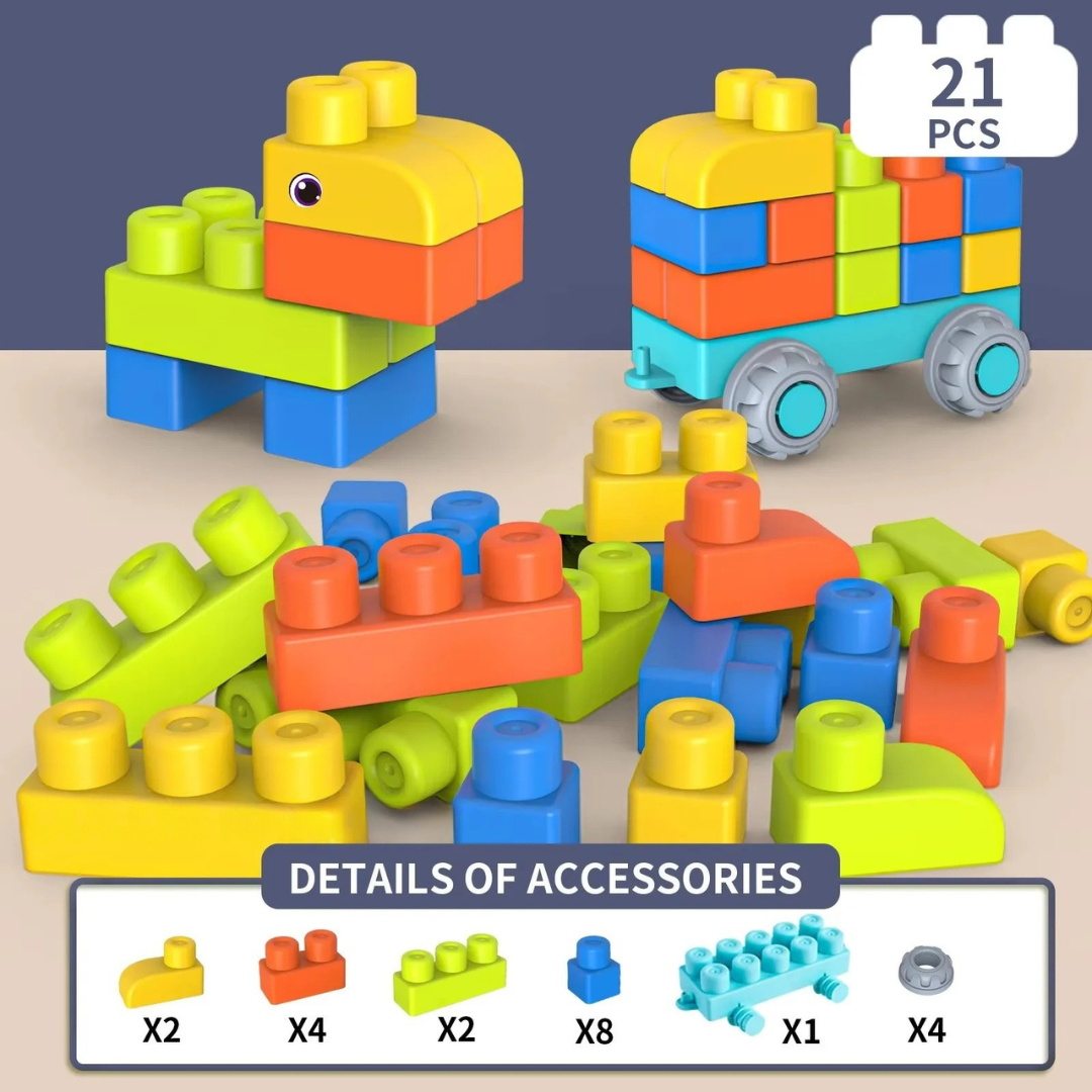 Soft Building Blocks for Kids – Creative Construction & Learning Toy