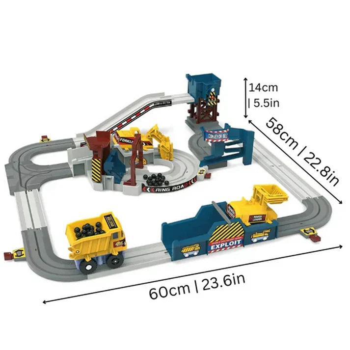 Construction Adventure Electric Track Set