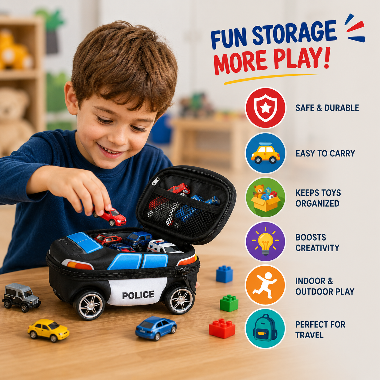 Turbo Cop Storage Car