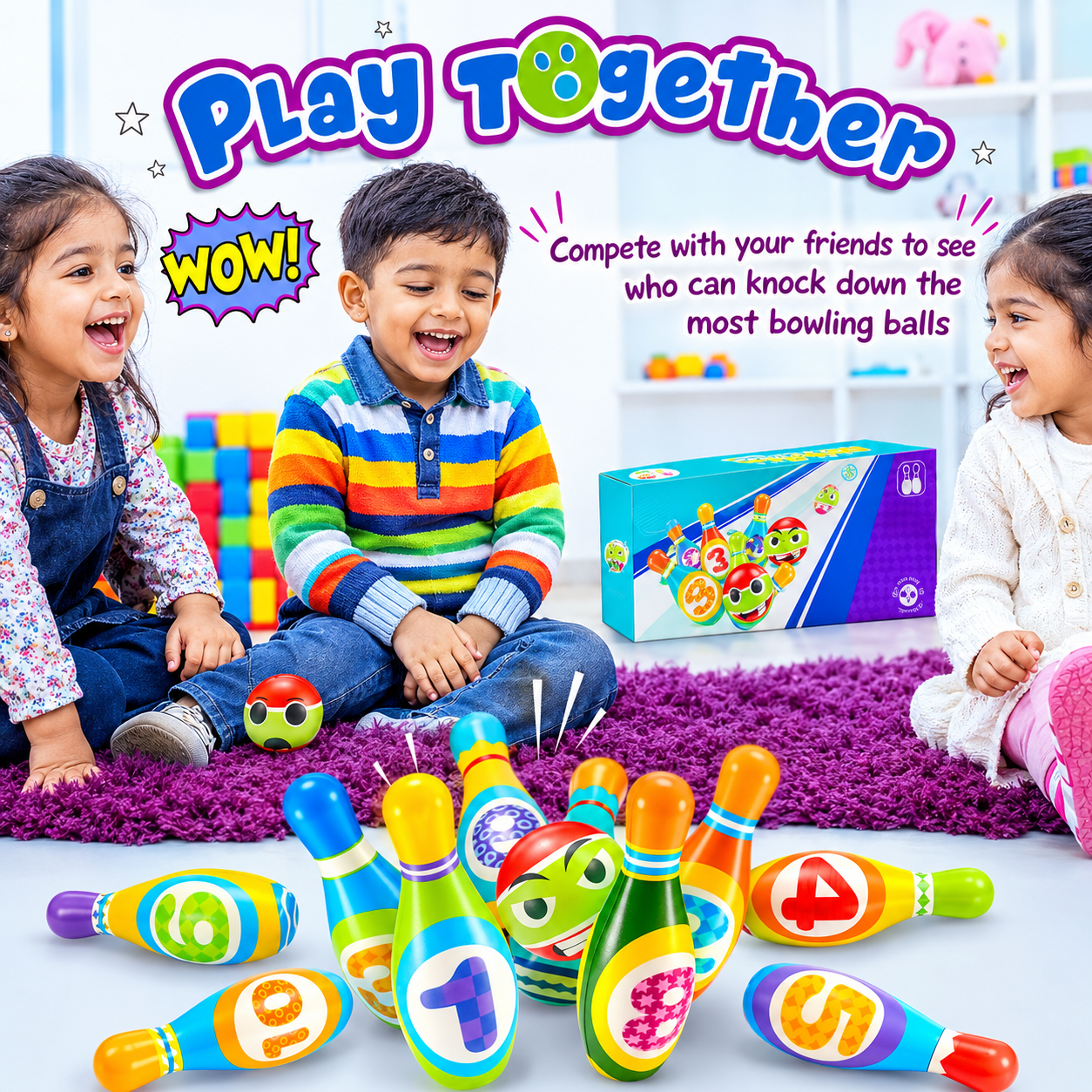 Mini Bowlers – Foam Bowling Game