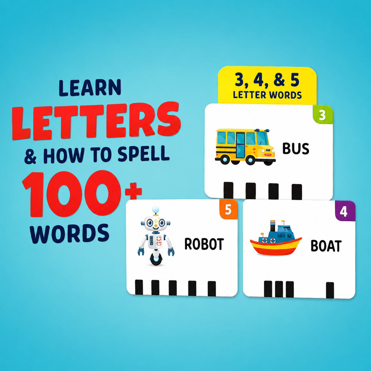 Pop & Learn ABC Spelling Keyboard – Interactive Screen-Free Educational Toy