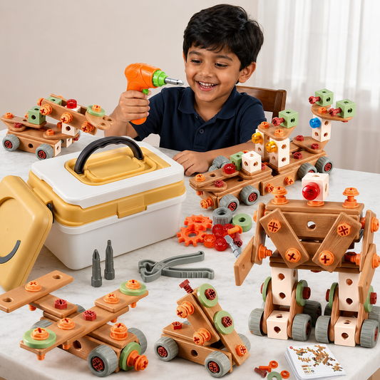 Creative Construction Tool Set - 158-Piece