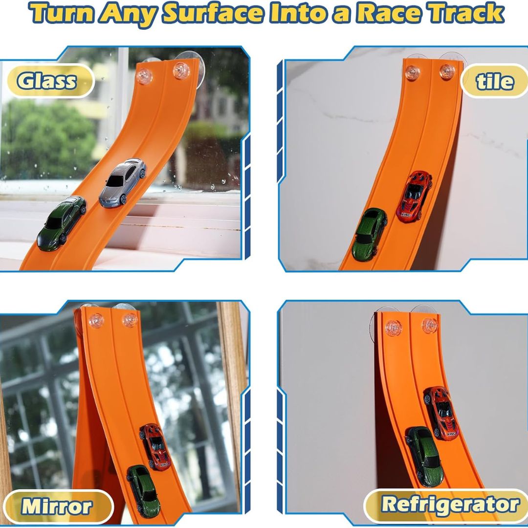 15 ft Flexible Double-Sided Racetrack Toy