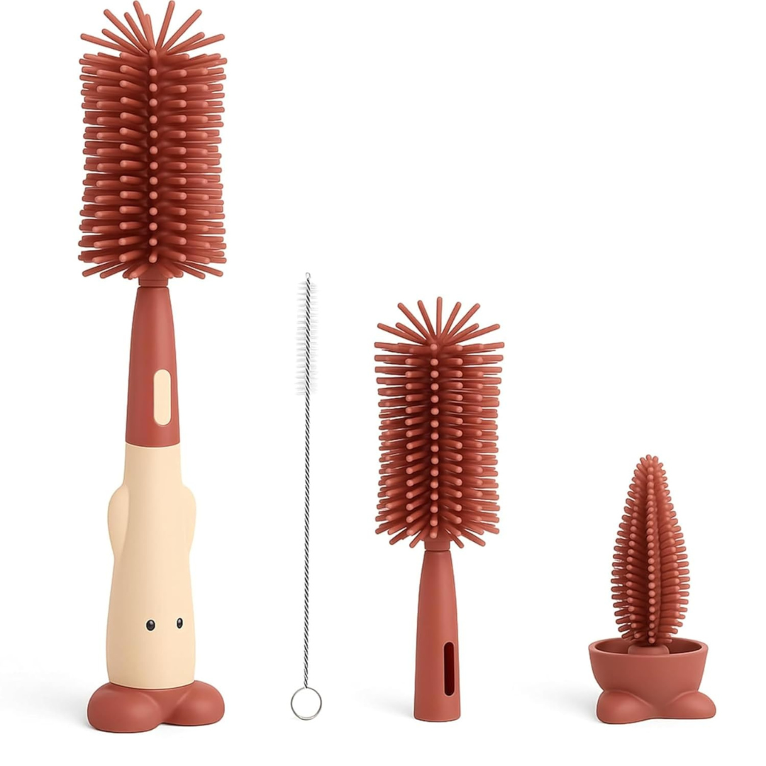 Portable Multifunctional Baby Bottle Brush