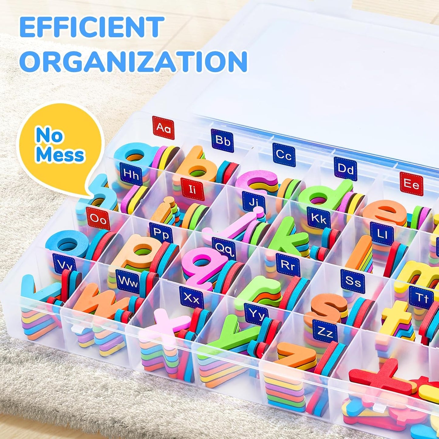Magnetic Alphabet Letters Learning Kit (234 Pieces)