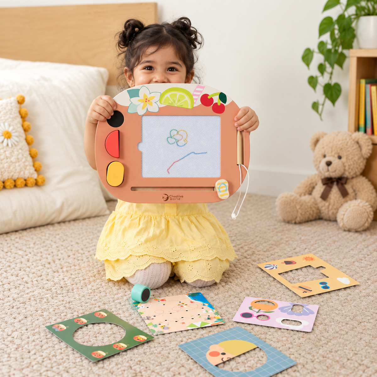 Coconut Magnetic Drawing & Creative Activity Board