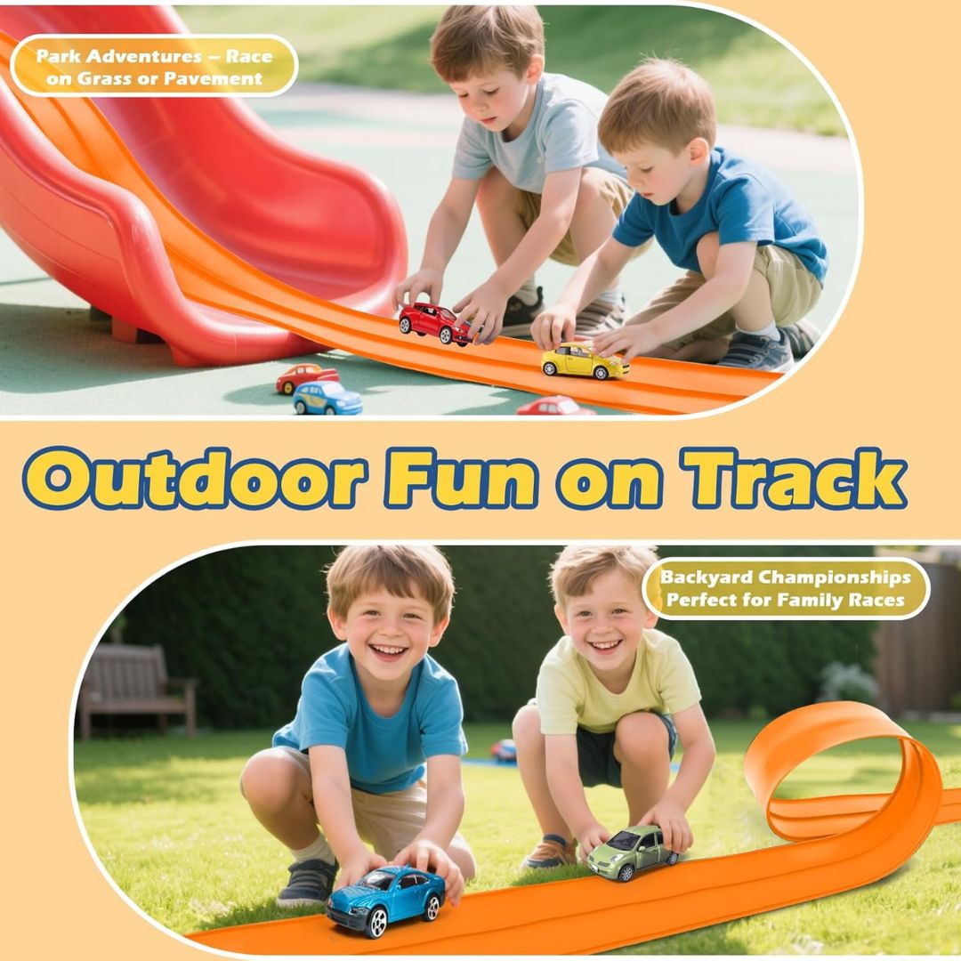 15 ft Flexible Double-Sided Racetrack Toy