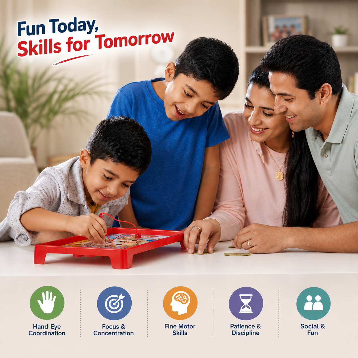 Operation-Style Family Board Game for Kids