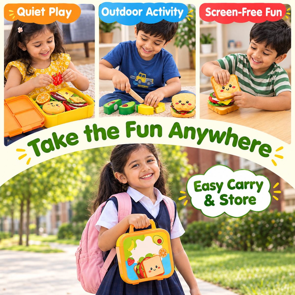 Mini Chef Lunchbox Food Set