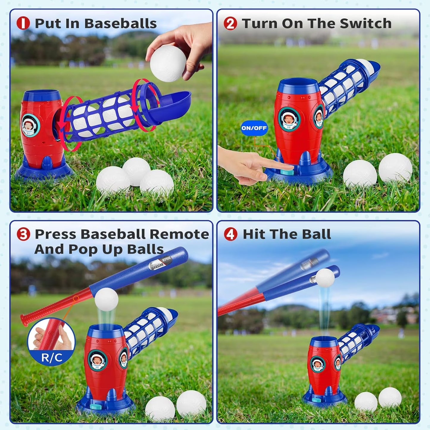 Automatic Baseball Pitching Launcher