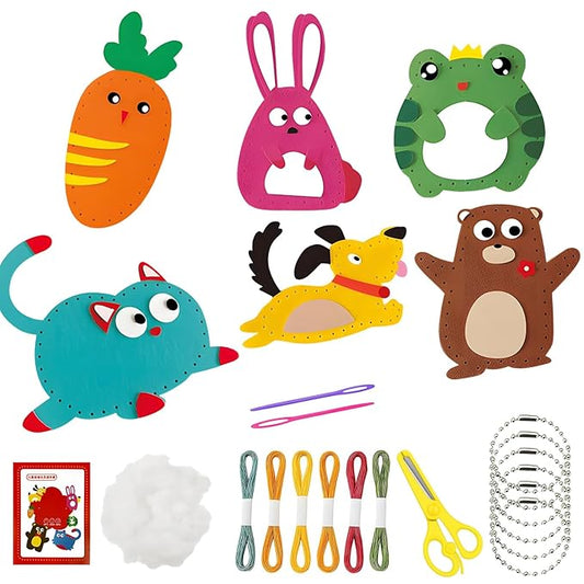 DIY Felt Animal Sewing Kit for Kids