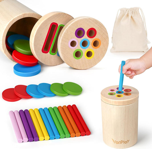 4-in-1 Montessori Wooden Toy