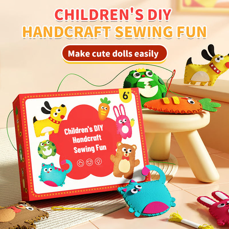 DIY Felt Animal Sewing Kit for Kids