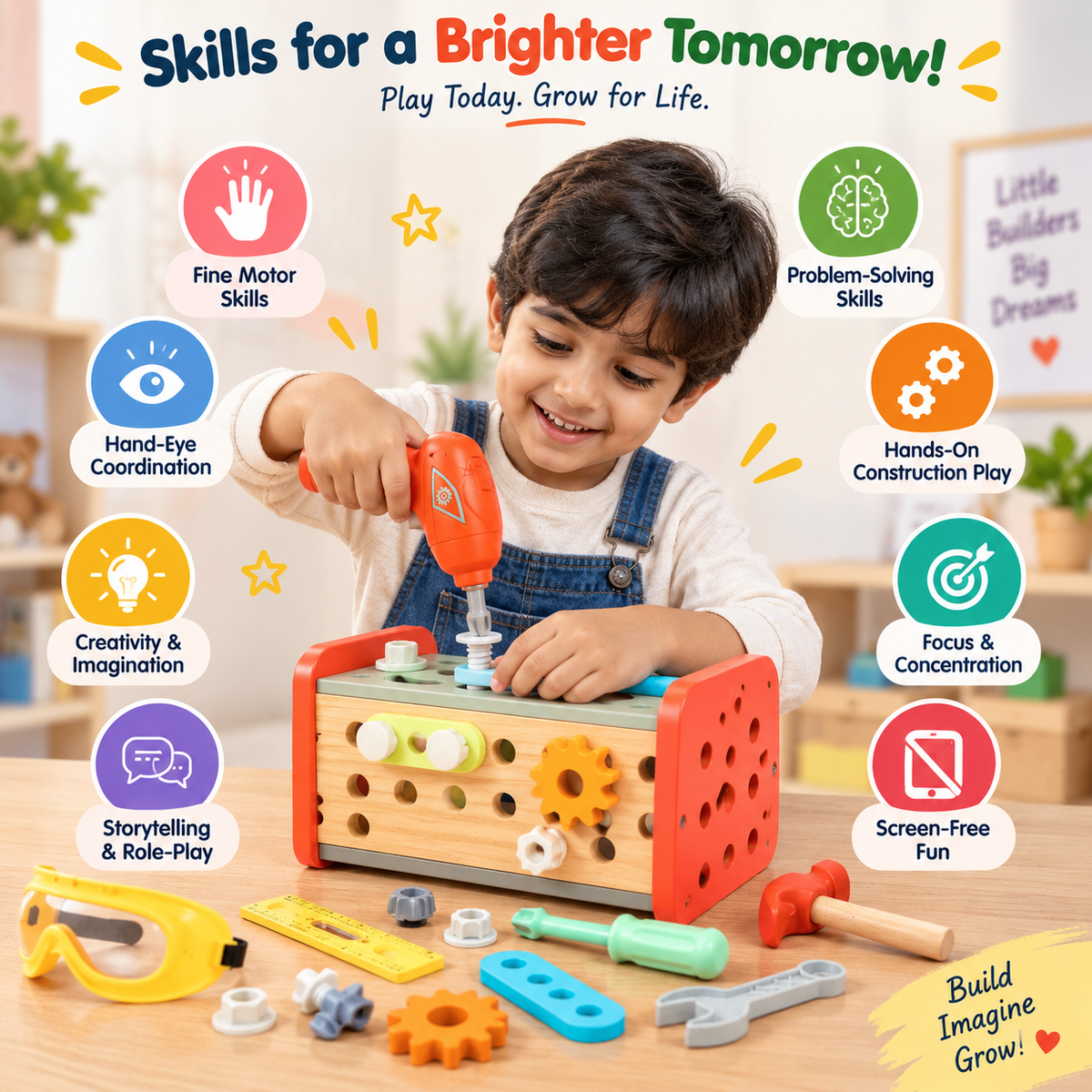 Little Builder Tool Workshop