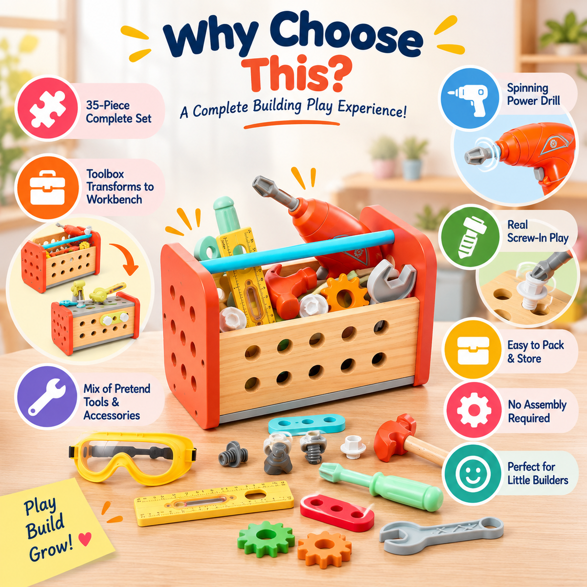 Little Builder Tool Workshop