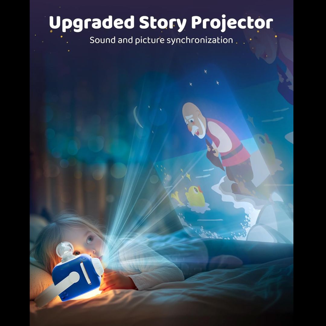 Bluetooth Storybook Projector & Nightlight for Kids