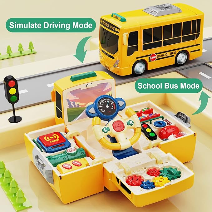 School Bus Driving Adventure Toy