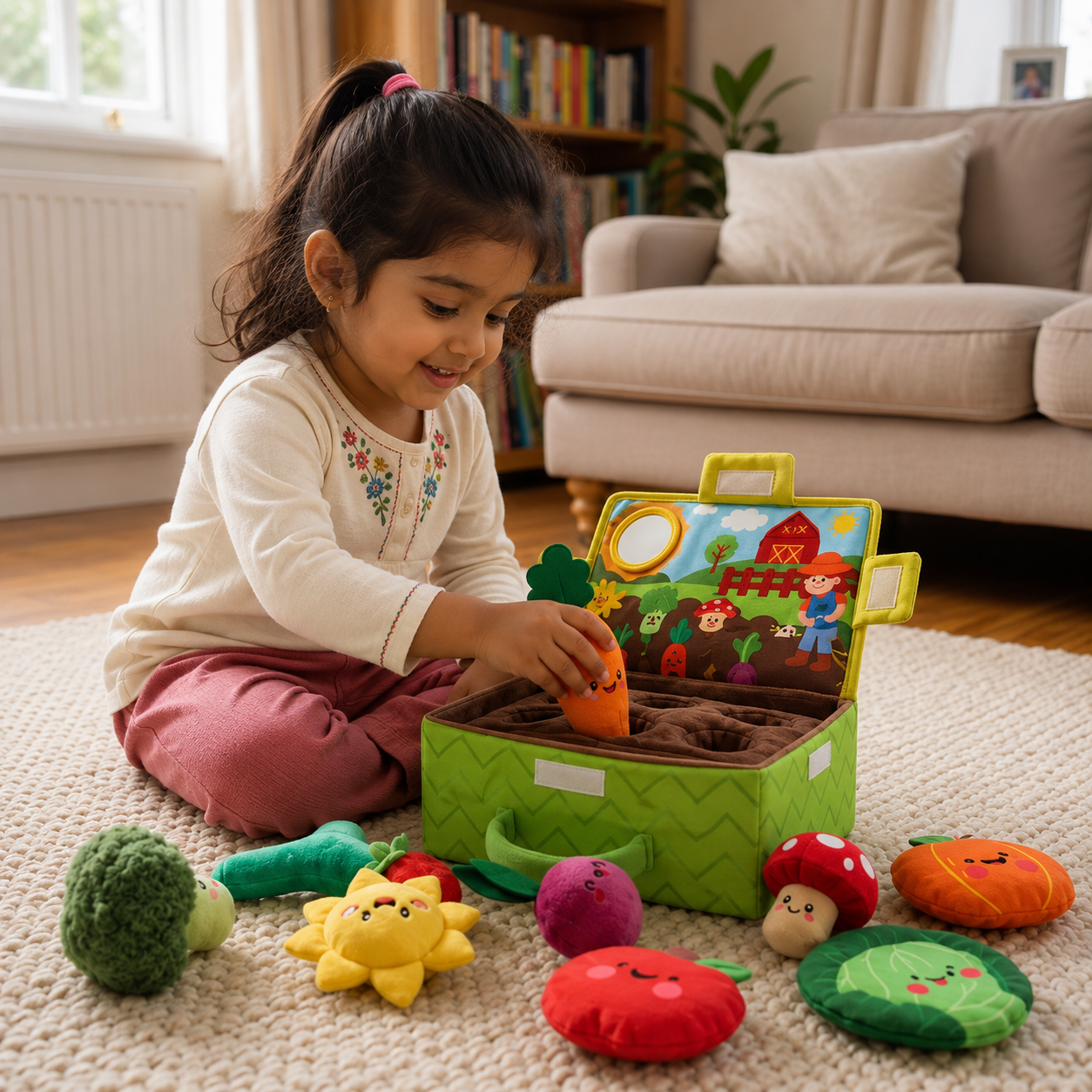 Plush Vegetable Garden Set