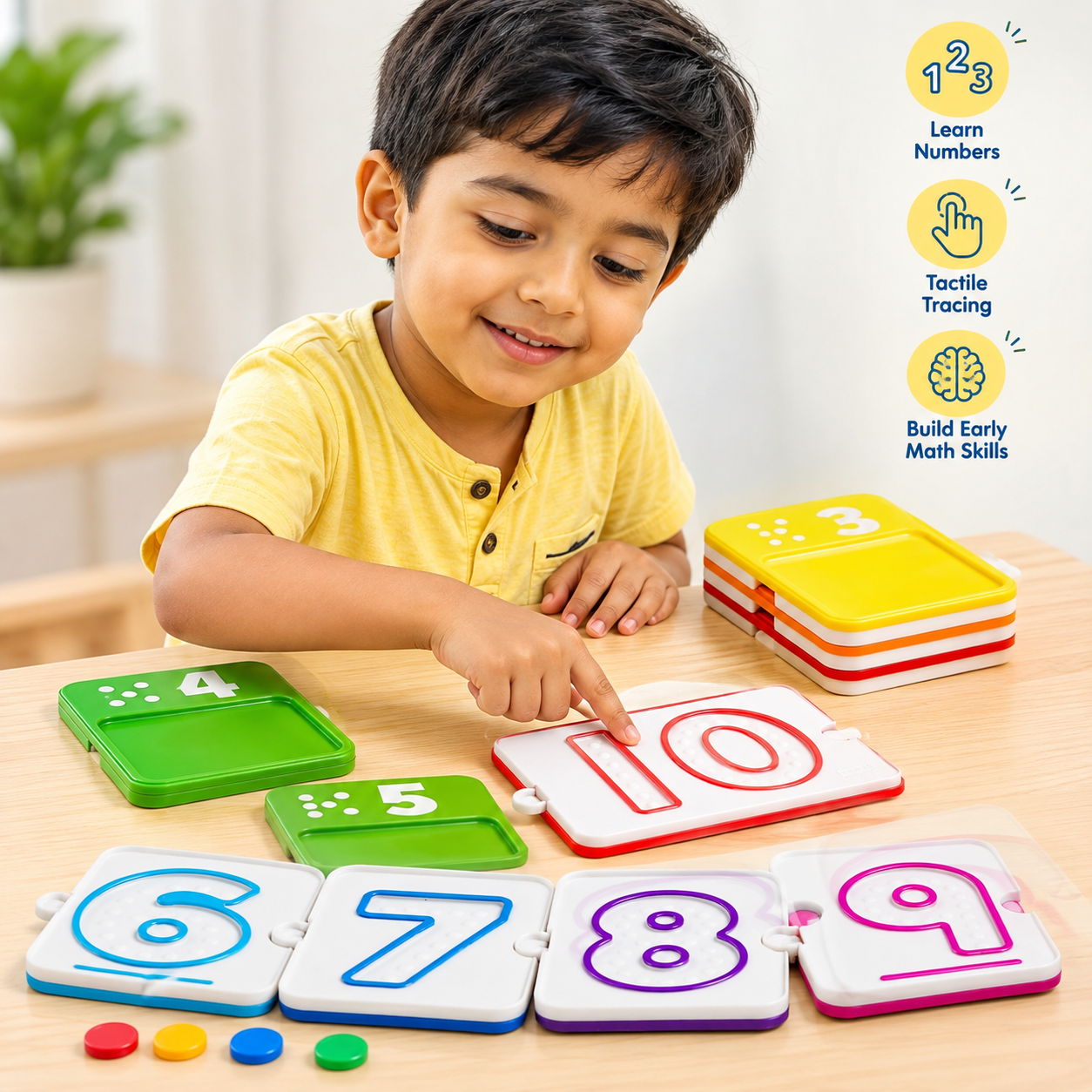 Sensory Number Trays