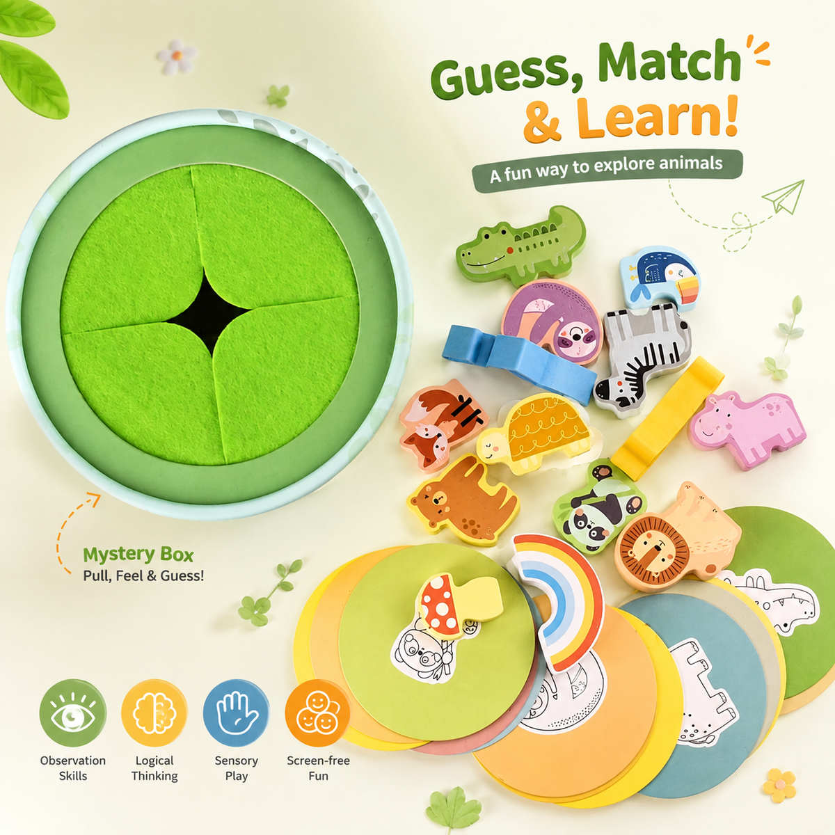 Animal Touch & Match Mystery Box