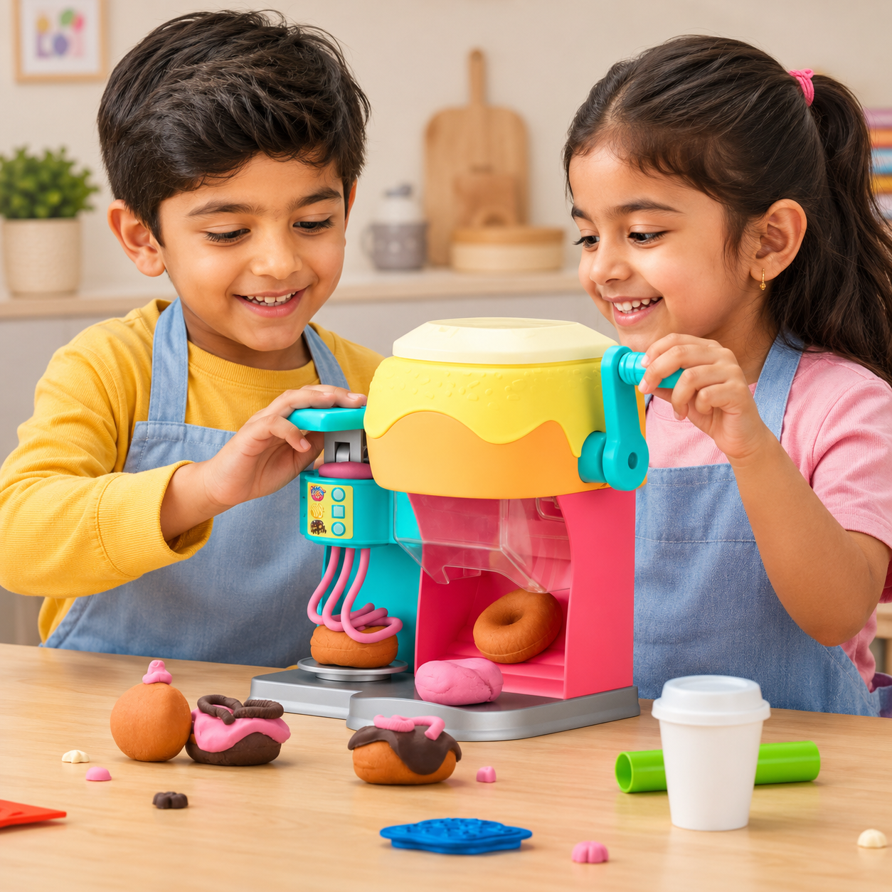 Donut Shop Playset – Shape, Decorate & Serve Sweet Creations