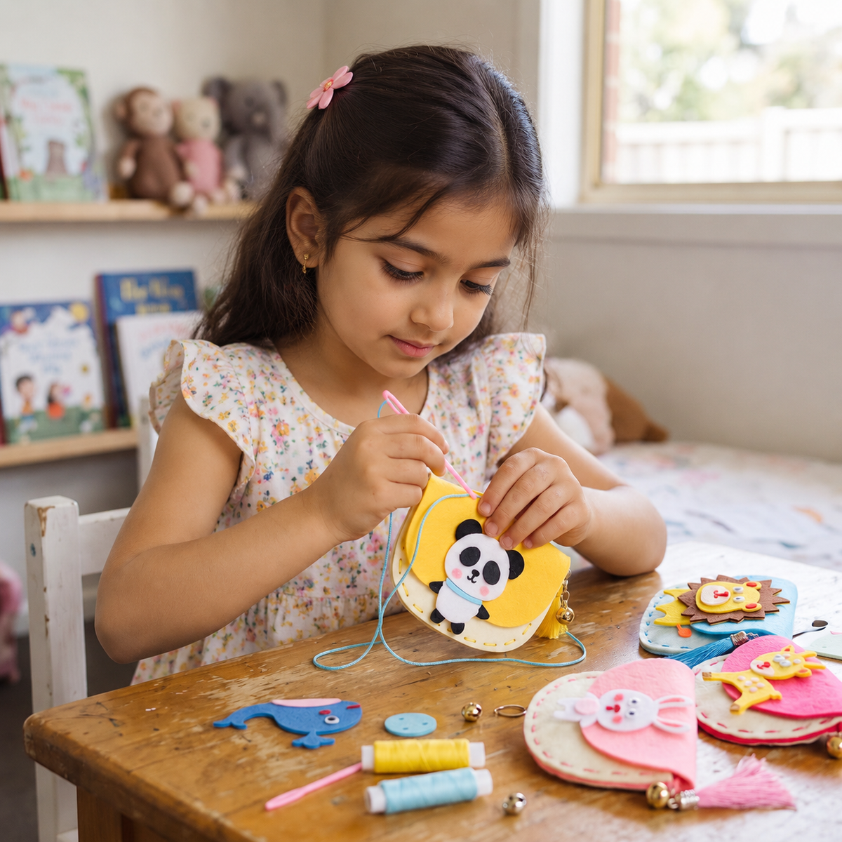 DIY Felt Sewing Handbag Kit – Pack of 3