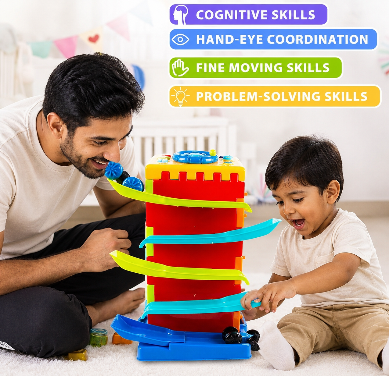 5-in-1 Racing Fun Tower