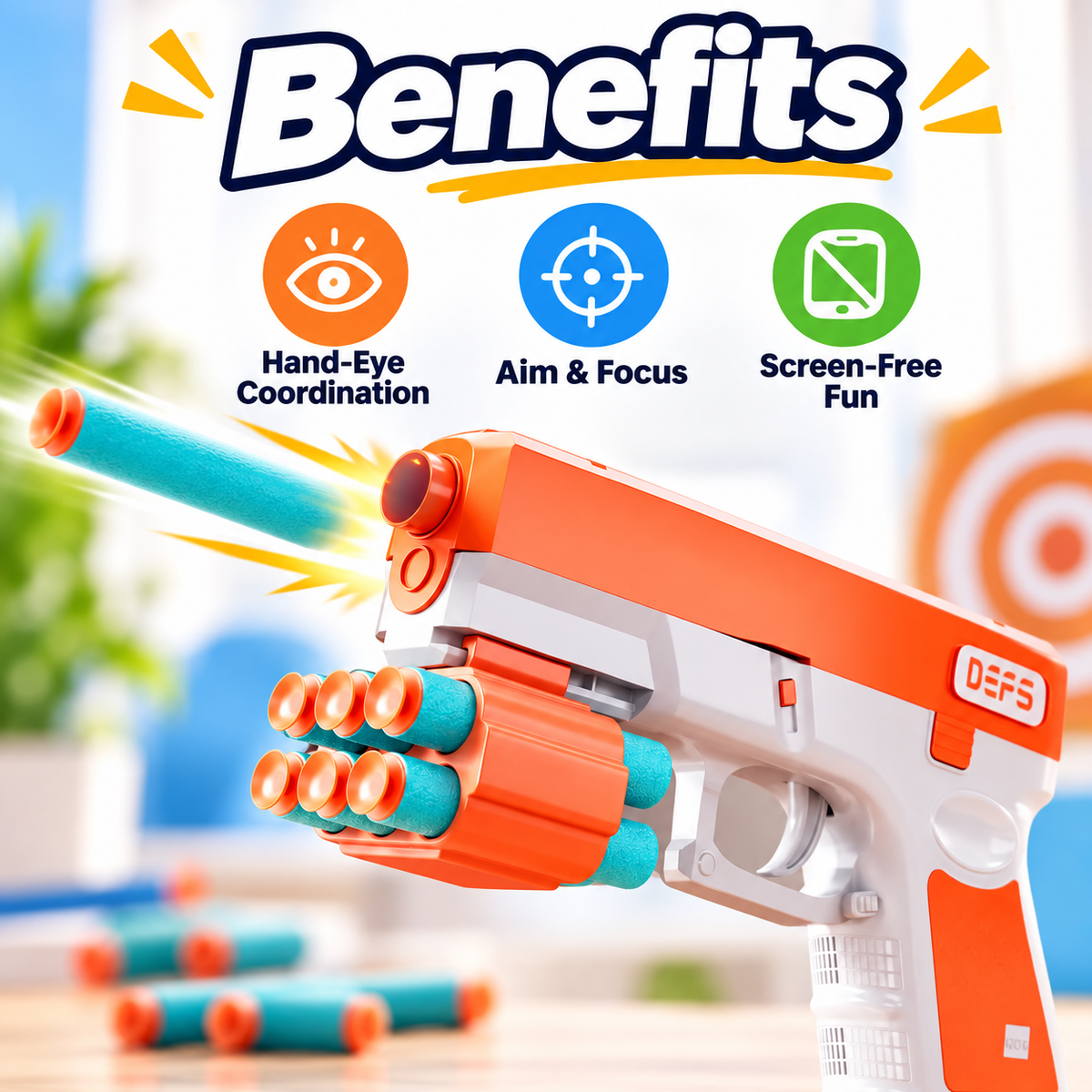 Reset & Score Target Challenge Toy