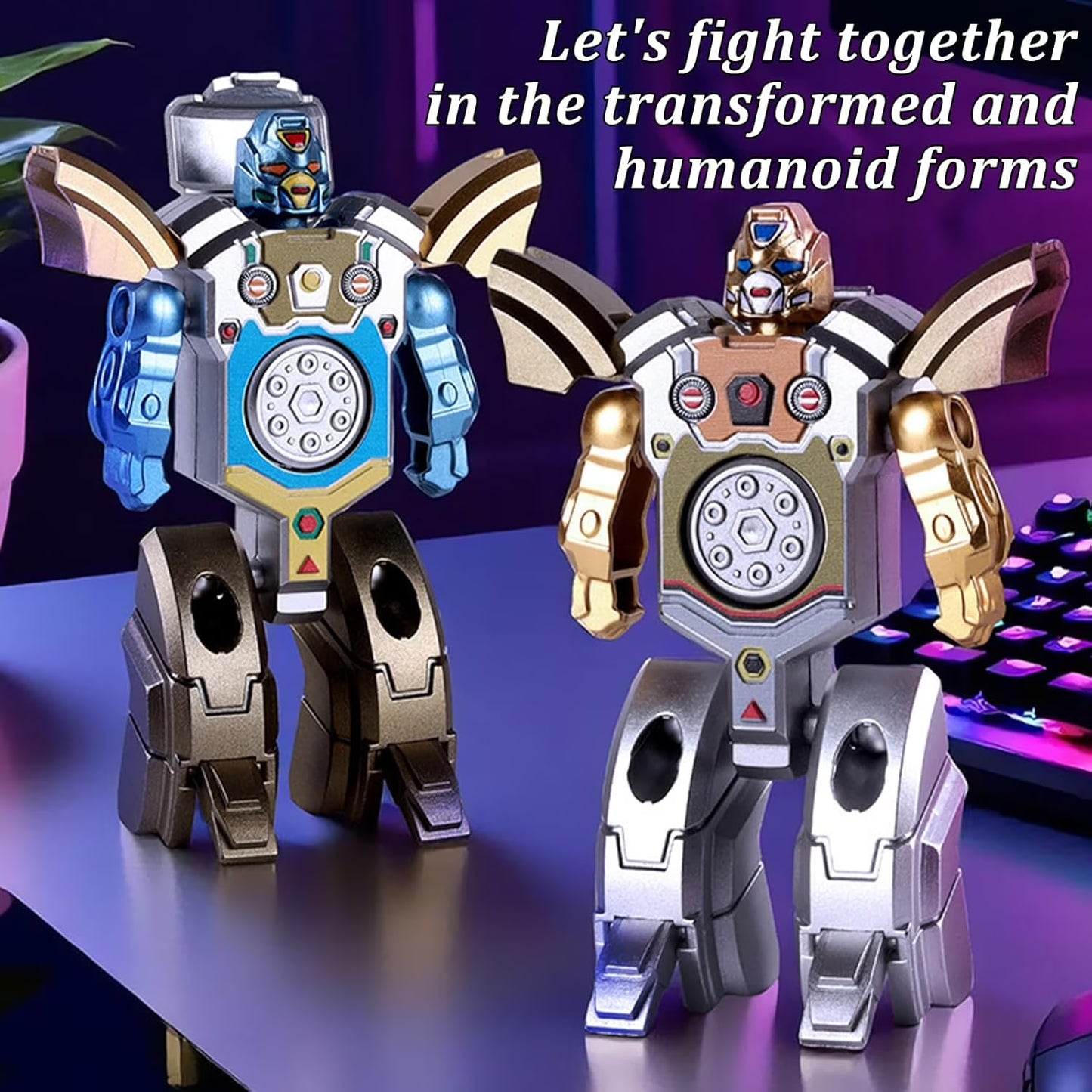 Transforming Gyroscopic Deformation Robot & Fidget Toy ( Set of 3 )