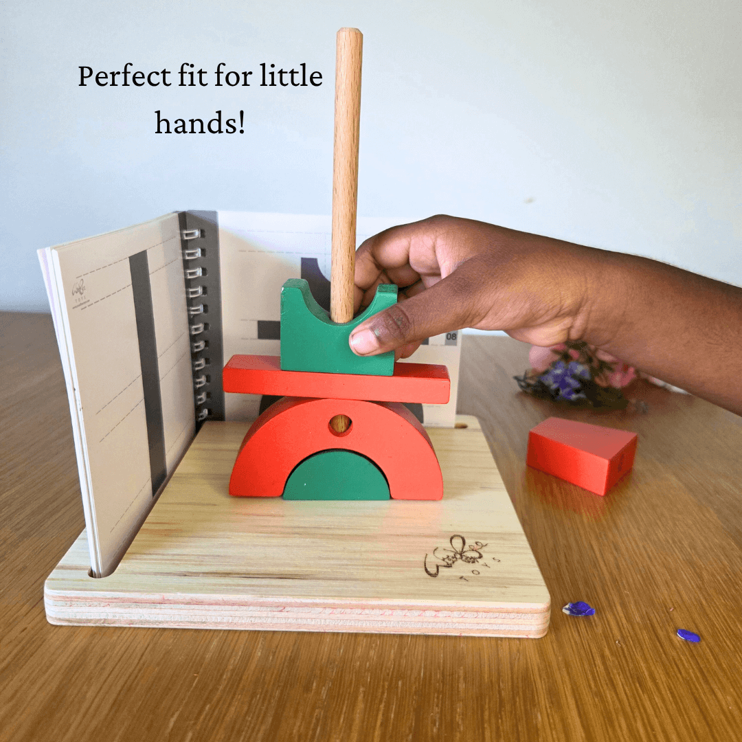 Interactive Educational Wooden Logic Game