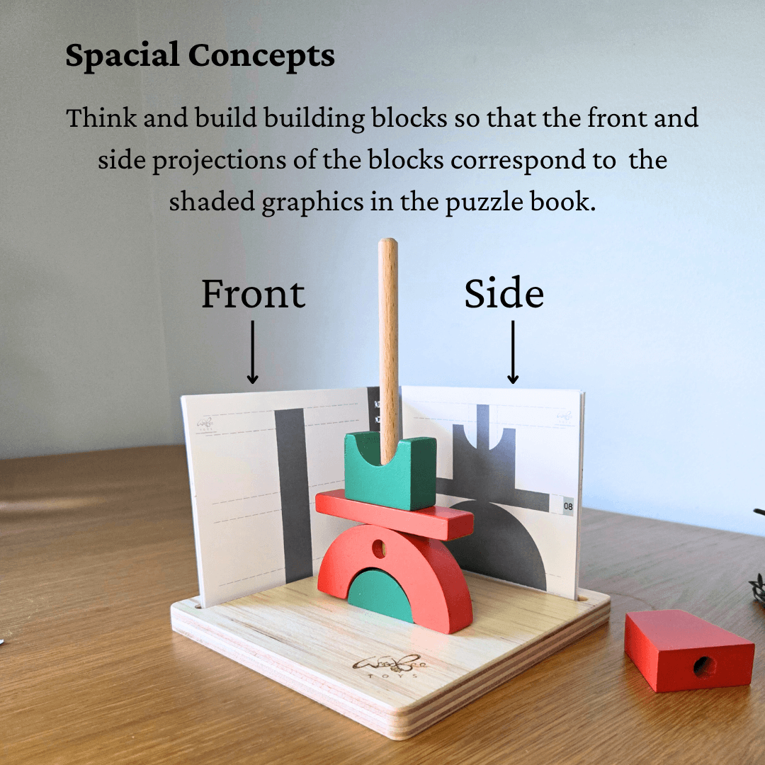 Interactive Educational Wooden Logic Game
