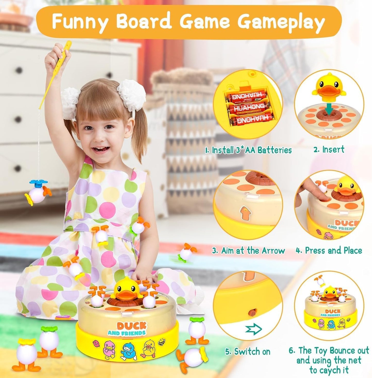 Electric Duck Jumping Game