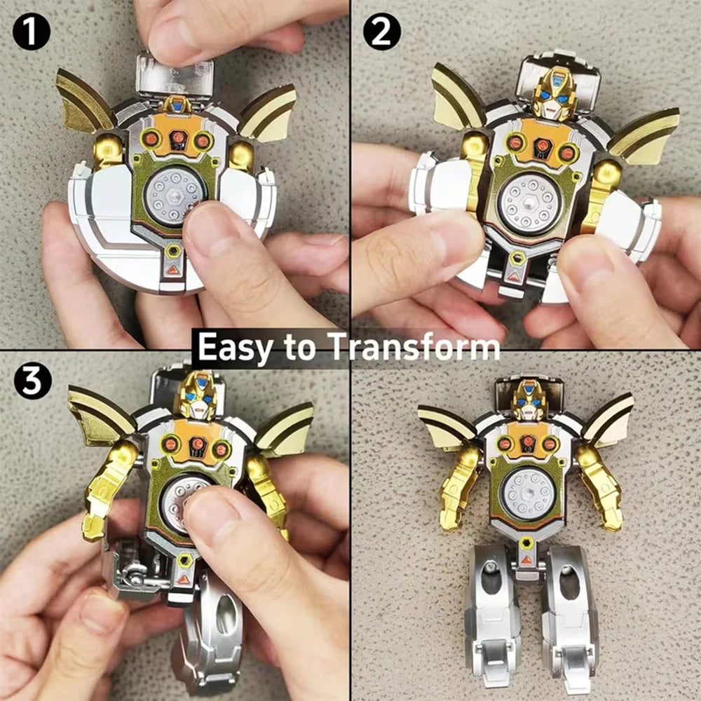 Transforming Gyroscopic Deformation Robot & Fidget Toy ( Set of 3 )