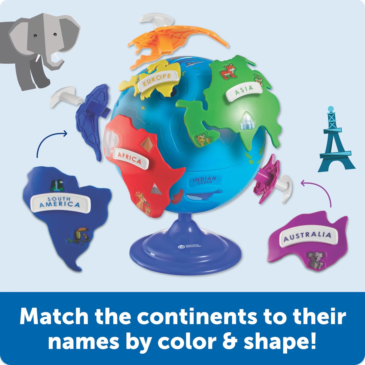 Interactive Puzzle Globe Toy for Kids