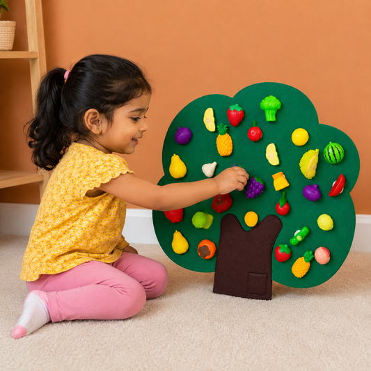 Felt Fruit Tree Activity Board