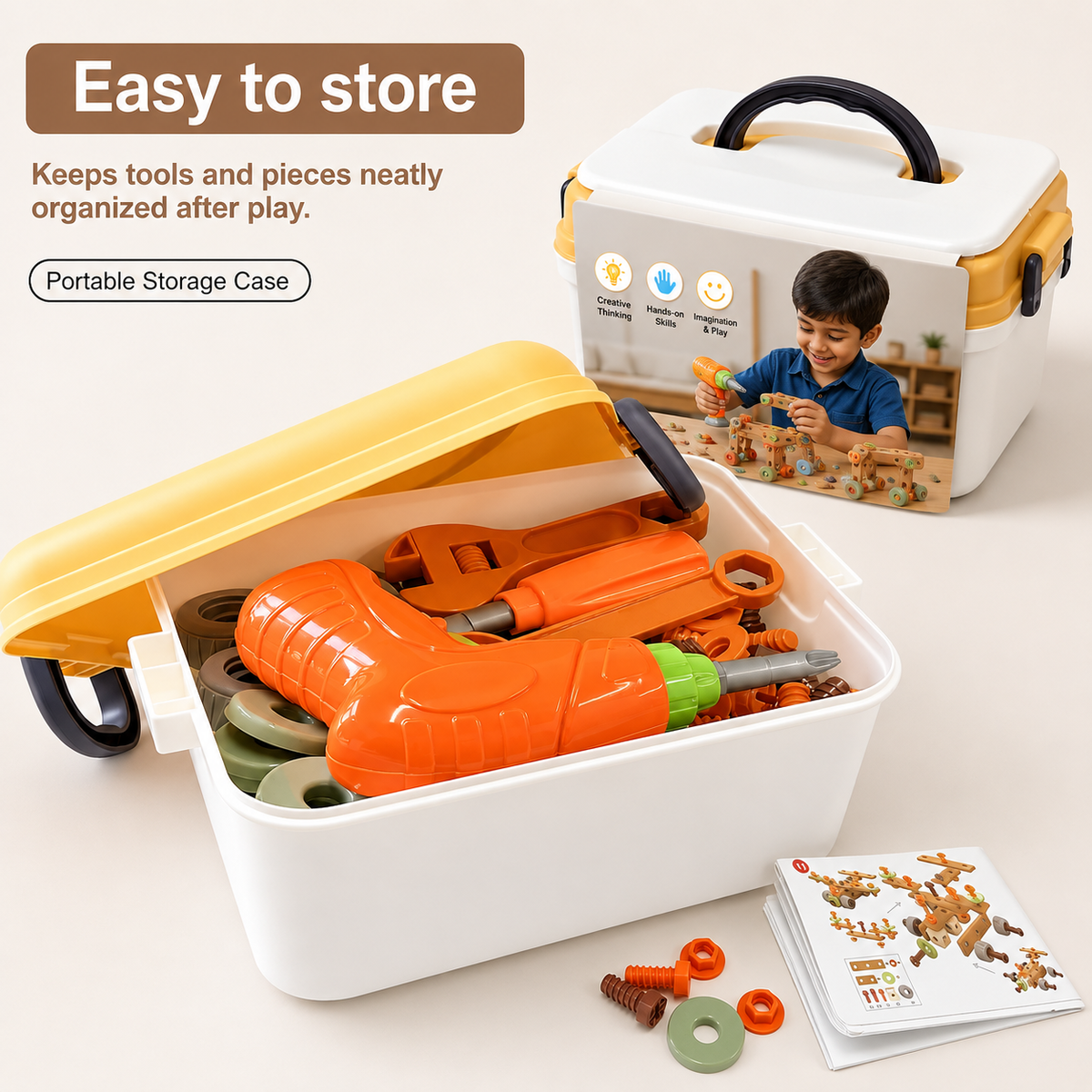 Creative Construction Tool Set - 158-Piece