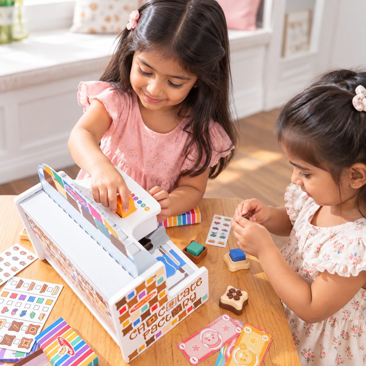 Wooden Chocolate Factory Pretend Play Set