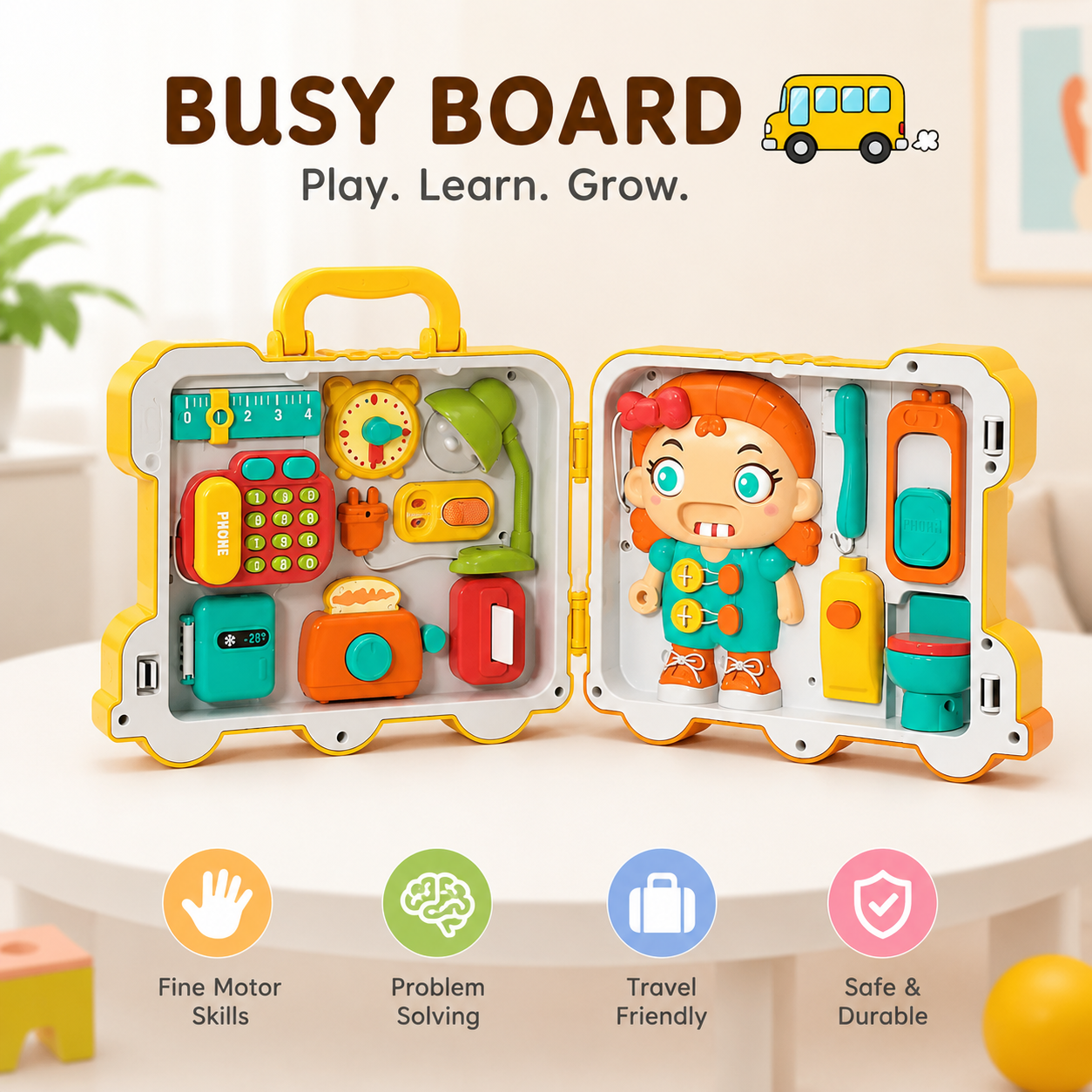 Bus Busy Board Toy