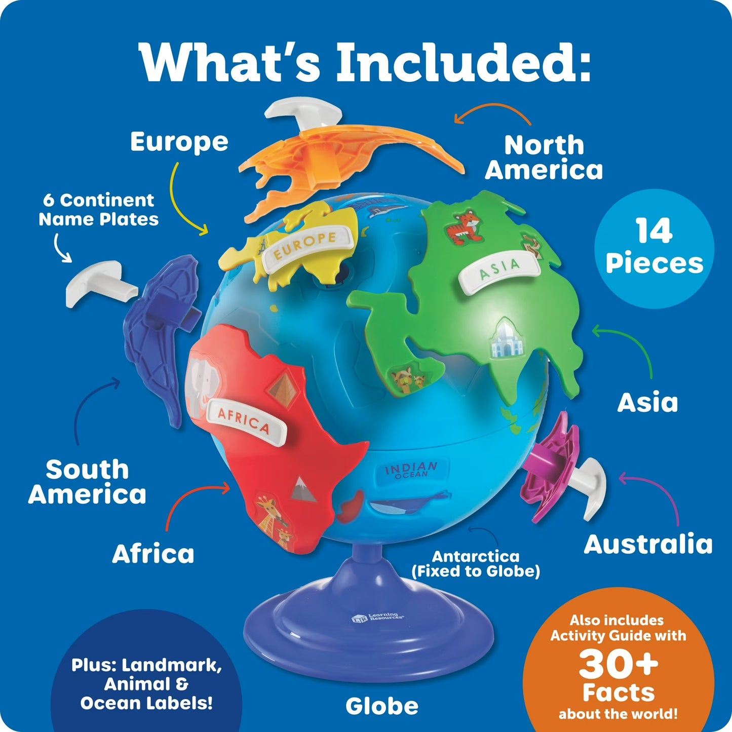 Interactive Puzzle Globe Toy for Kids